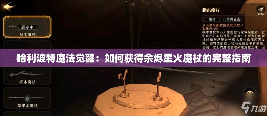 哈利波特魔法觉醒：如何获得余烬星火魔杖的完整指南